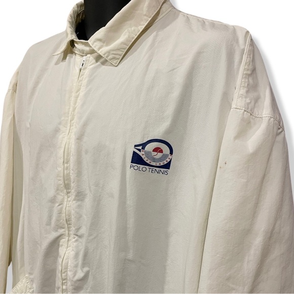 Rare Vintage 90s PRL Polo Sport Polo Tennis Windbreaker Coach Jacket - Picture 3 of 5